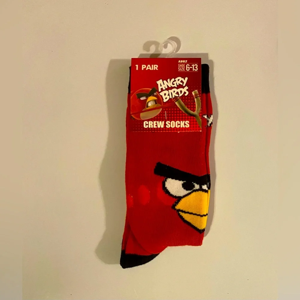 Fun Novelty Socks Featuring Angry Birds Film